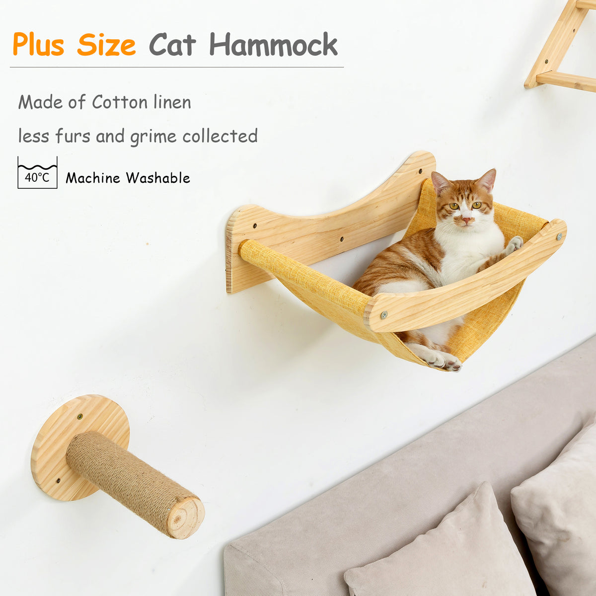 Diy cat clearance hammock wall